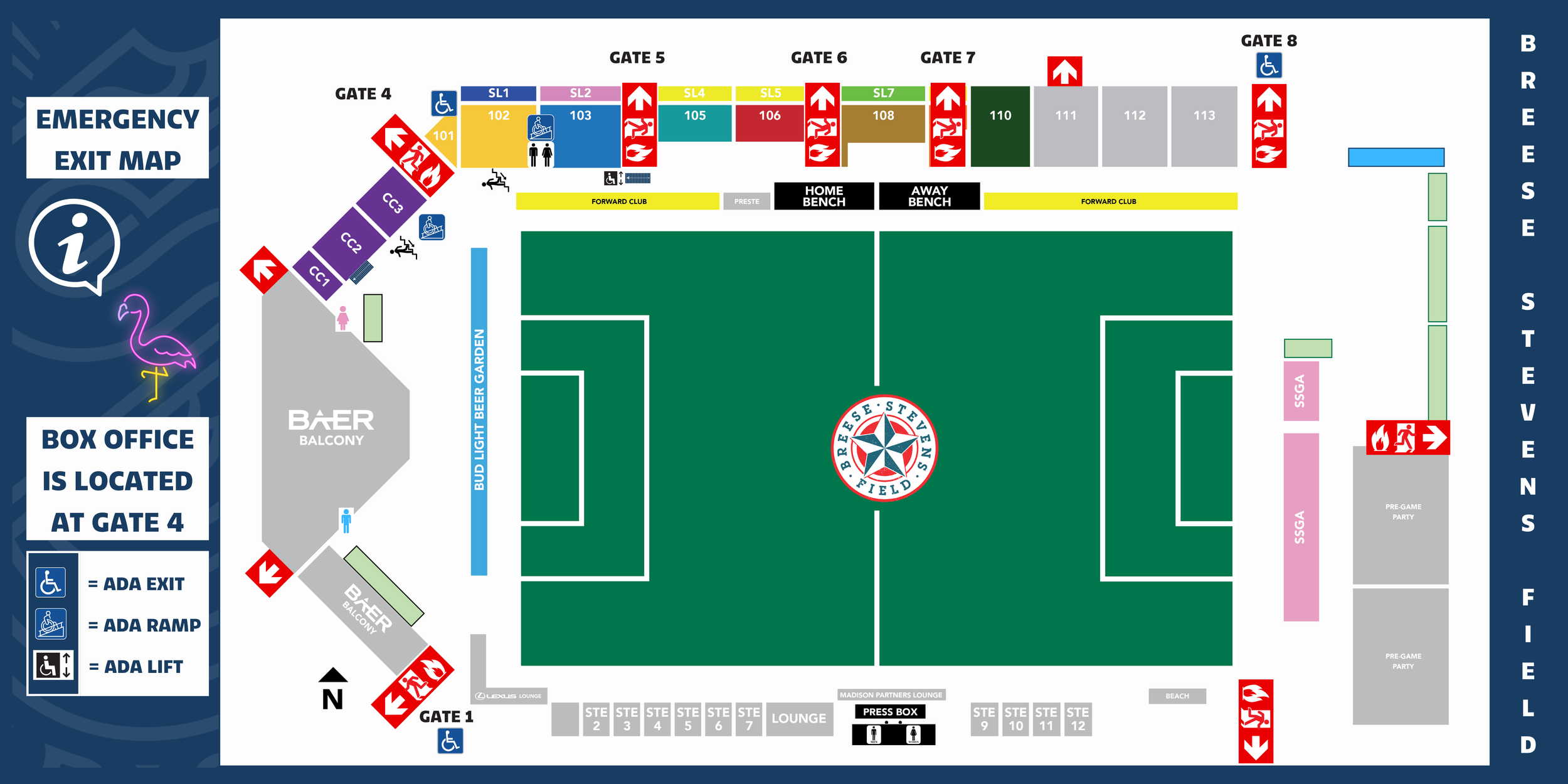 General Information & Safety — Breese Stevens Field